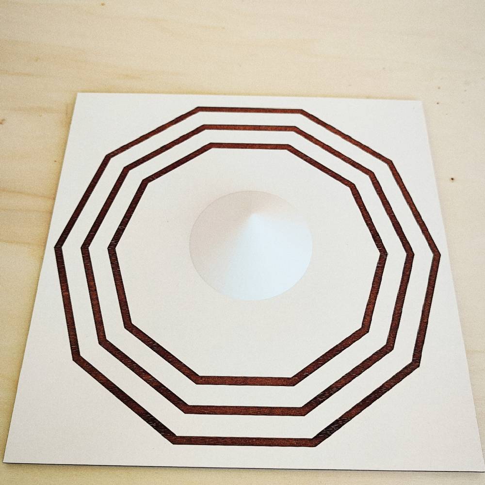 Cone Baixo 3D em PLA – Branco