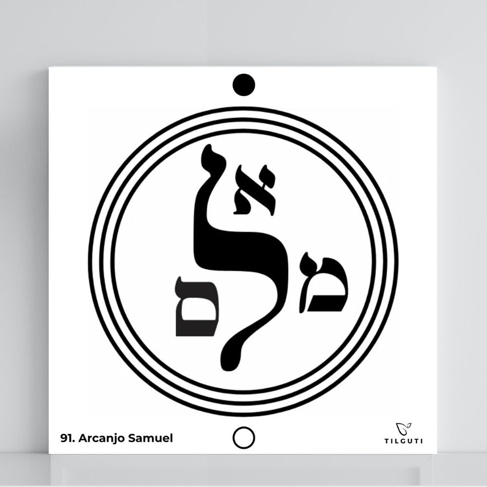 091. Arcángel Samuel | Tabla radiestésica de PVC