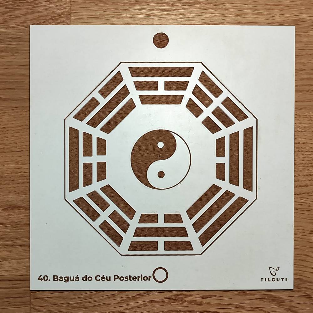 040. Más tarde el Cielo Baguá | Cuadro Radiestésico en MDF Lacado