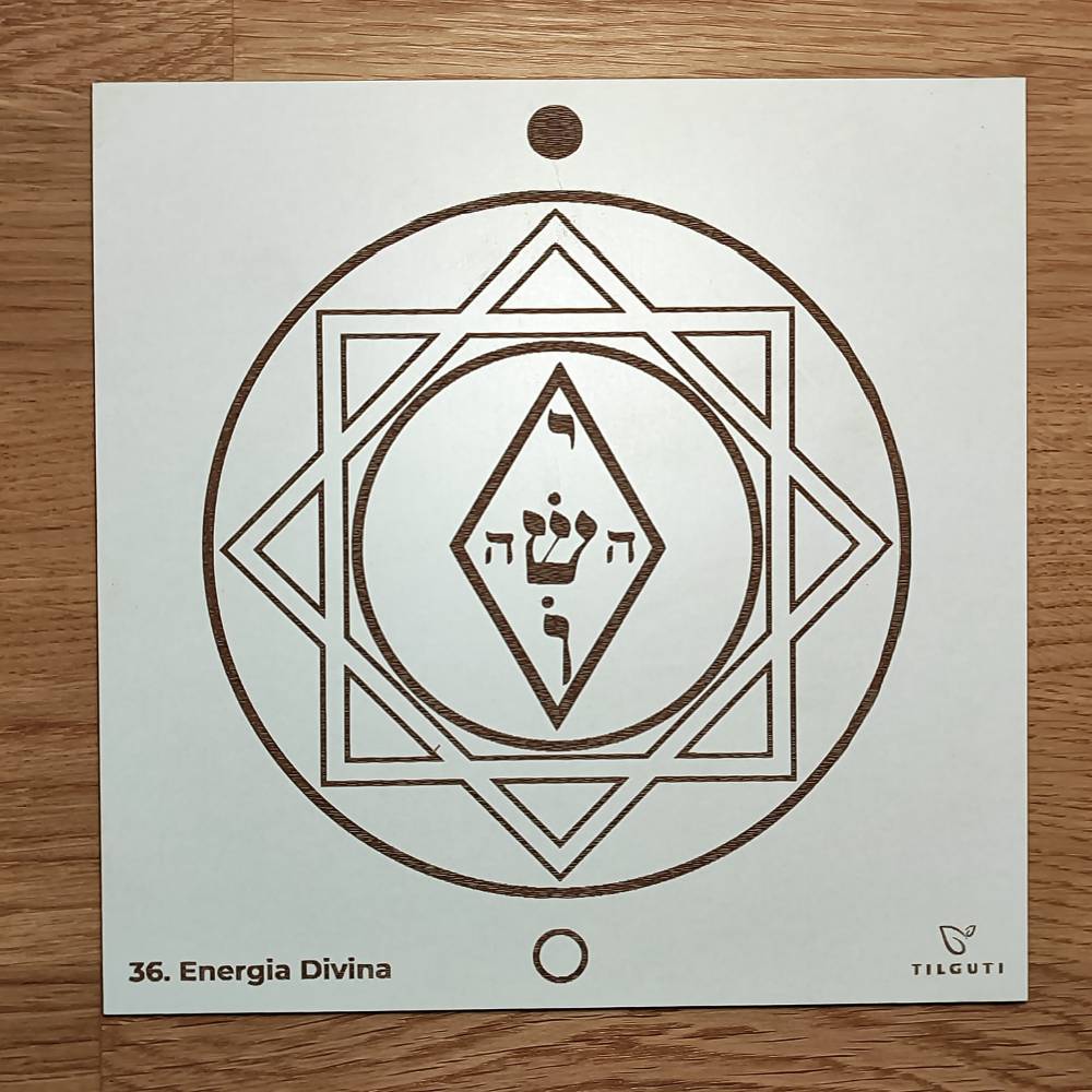 036. Energía Divina | Cuadro Radiestésico en MDF Lacado