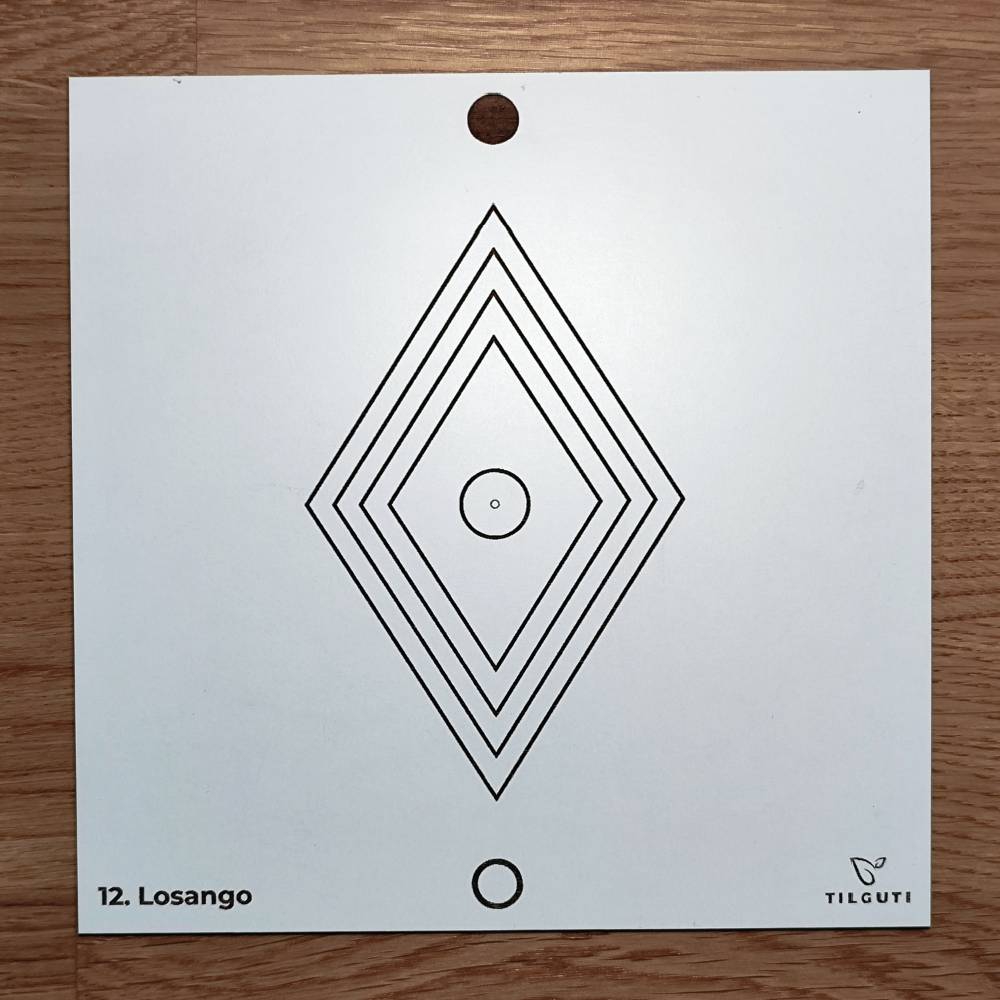 012. Diamante | Cuadro Radiestésico en MDF Lacado