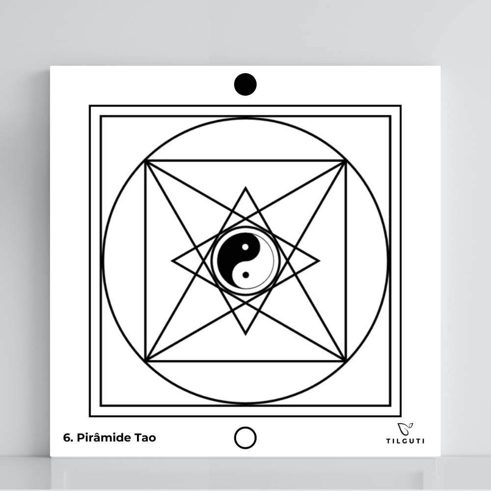 006. Pirámide Tao | Tabla radiestésica de PVC