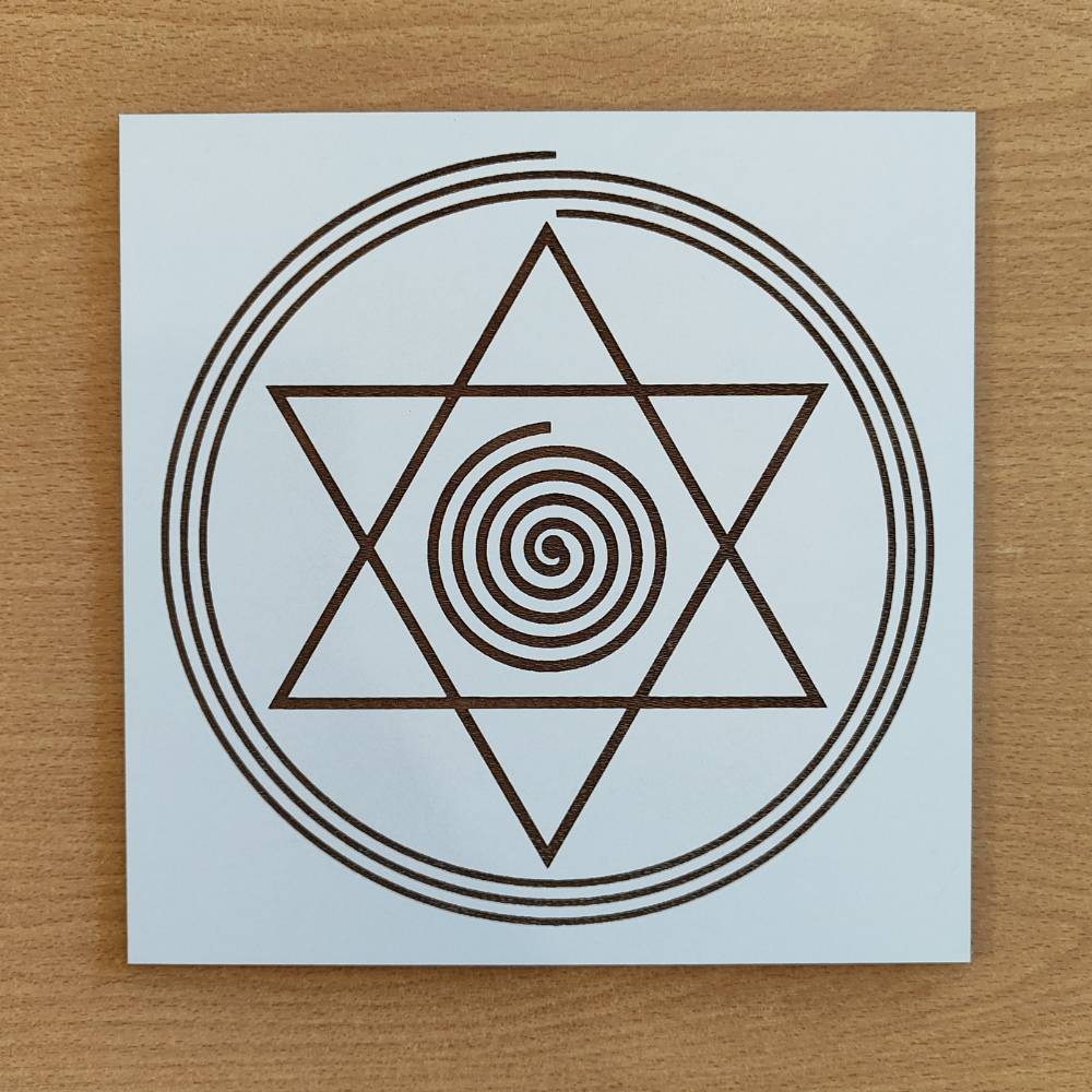 043. Acelerador | Gráfico Radiestésico em MDF Lacado