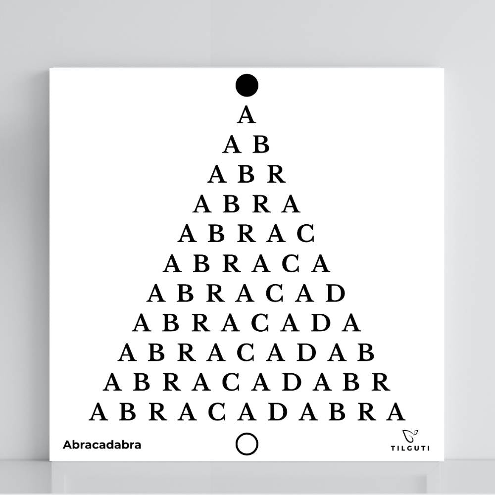 154. Abracadabra | Gráfico Radiestésico em PVC