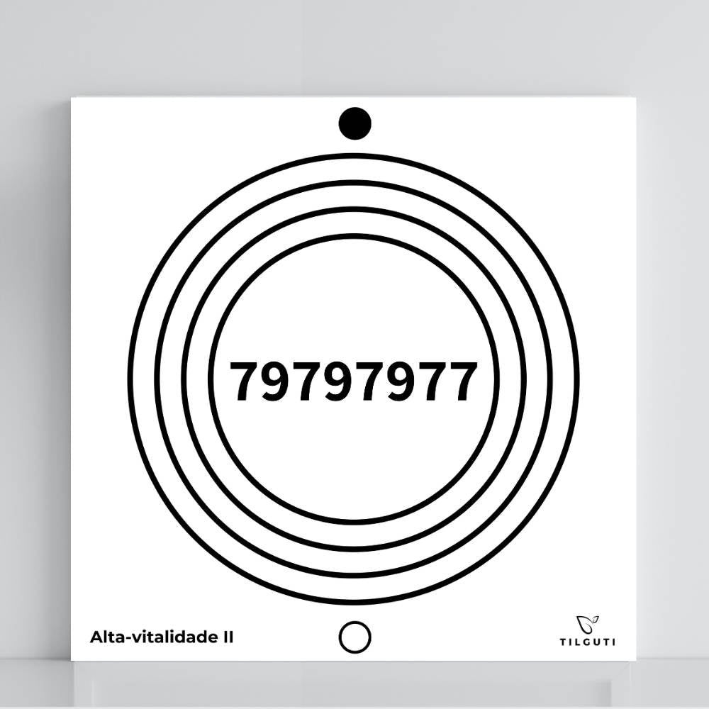 001. Alta Vitalidade 2 | Gráfico Radiestésico em PVC
