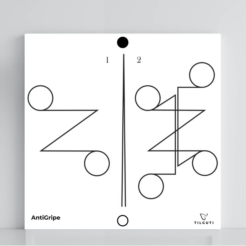 138. Antigripe | Tabla radiestésica de PVC