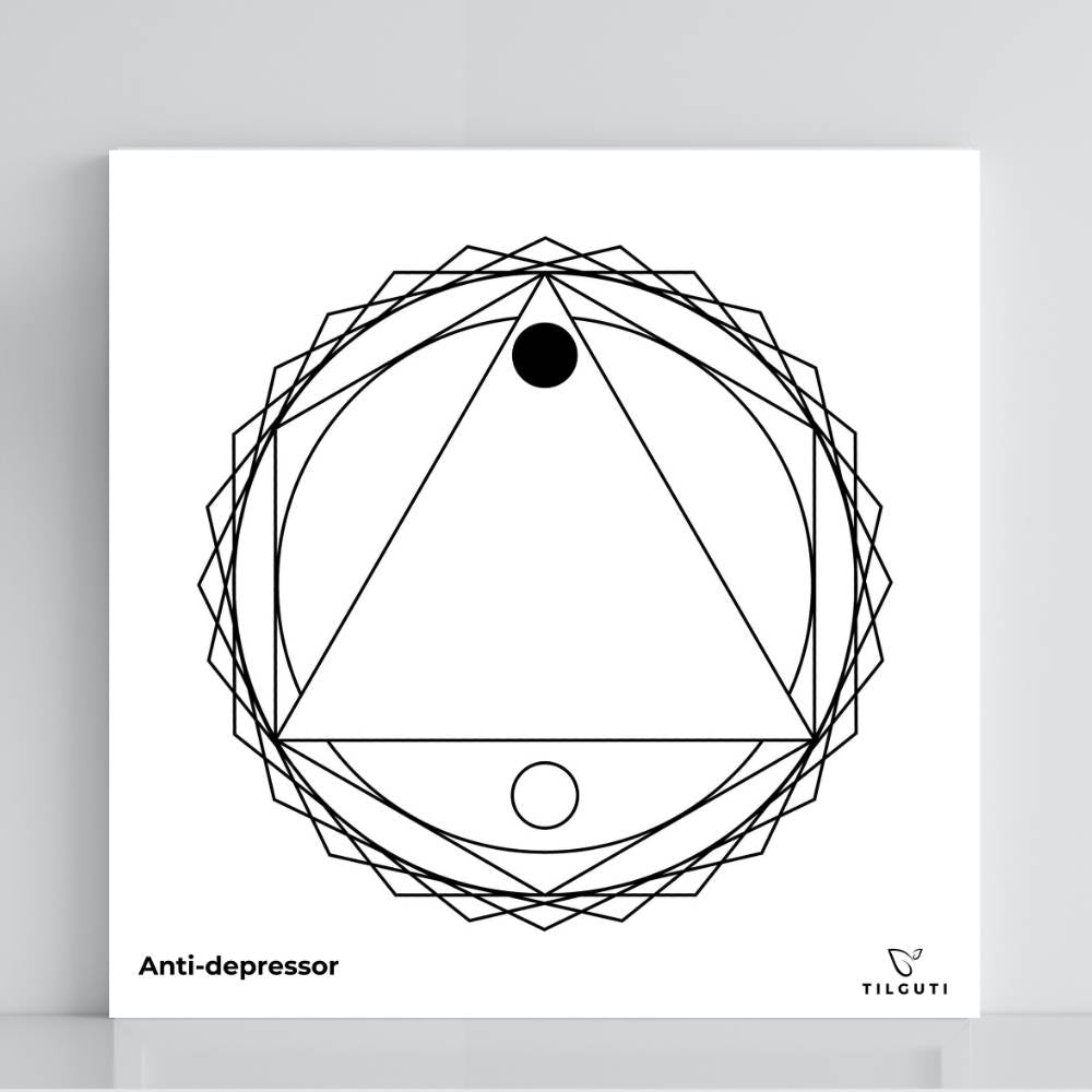 135. Antidepressor | Gráfico Radiestésico em PVC