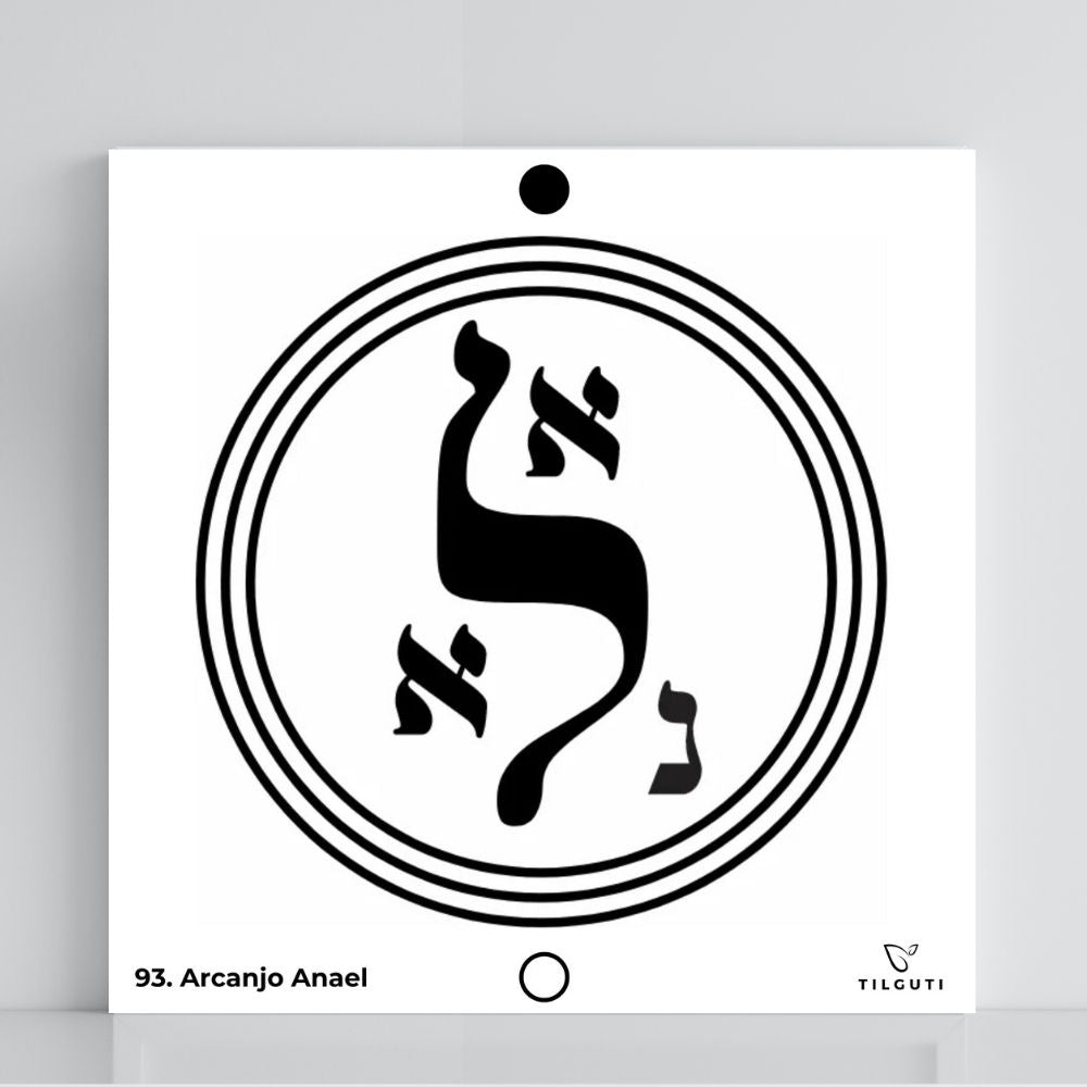 093. Arcángel Anael | Tabla radiestésica de PVC