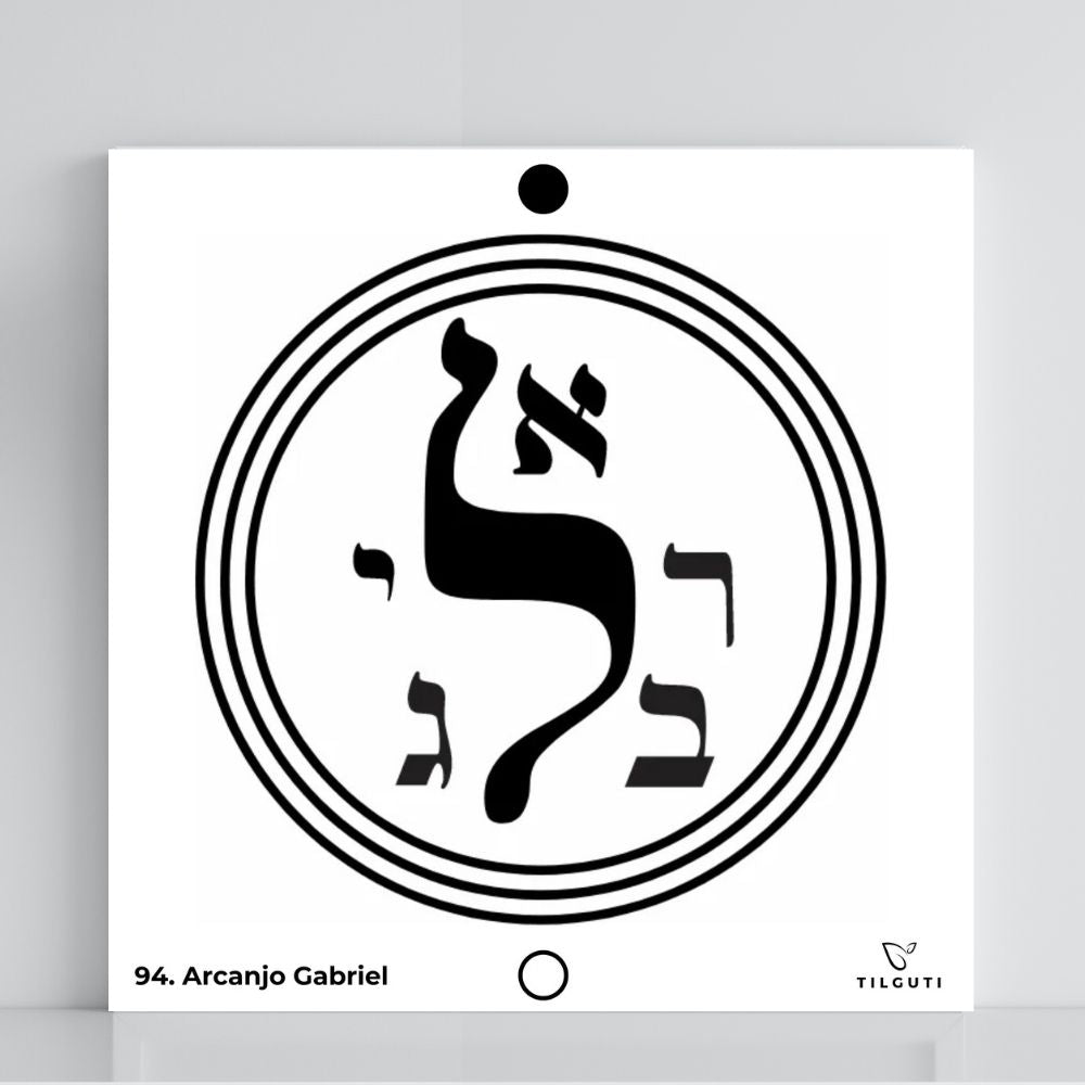 094. Arcángel Gabriel | Tabla radiestésica de PVC