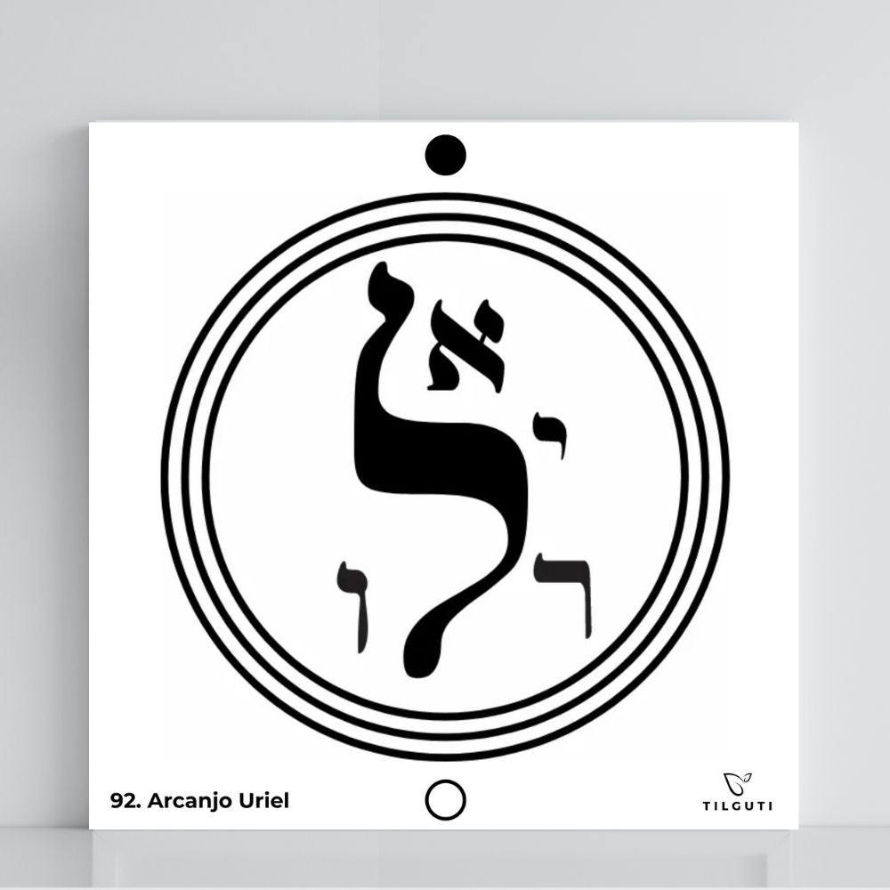 092. Arcángel Uriel | Tabla radiestésica de PVC