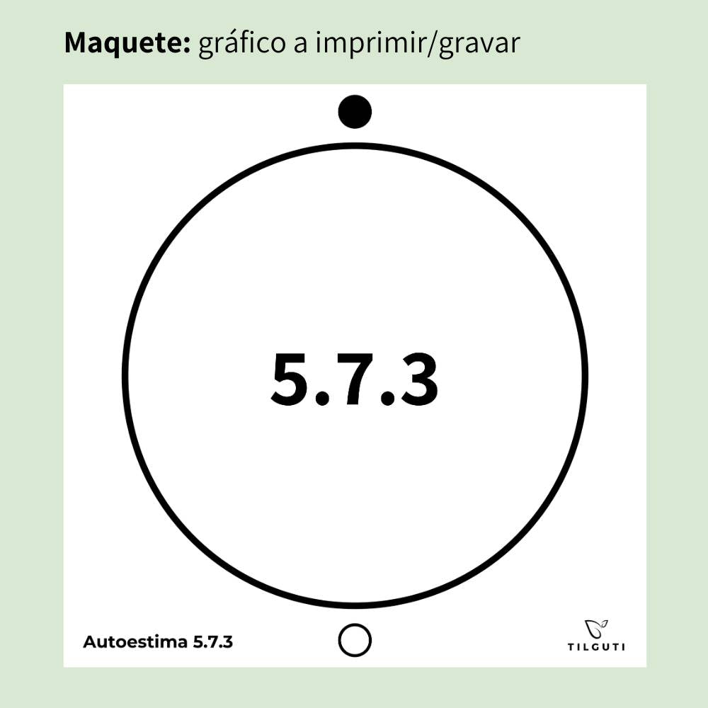 159. Autoestima 5.7.3 | Gráfico Radiestésico em MDF Lacado