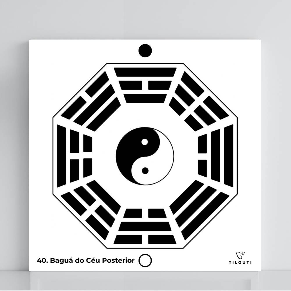 040. Más tarde el Cielo Baguá | Tabla radiestésica de PVC