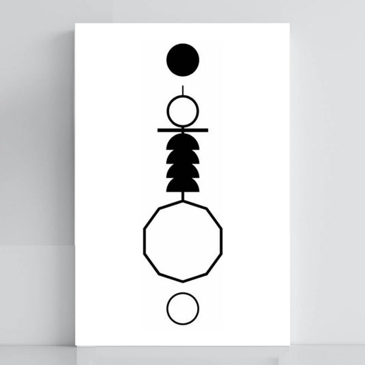 033. Cruz Ansata | Tabla radiestésica de PVC