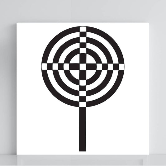 034. Cruz Atlante | Tabla radiestésica de PVC