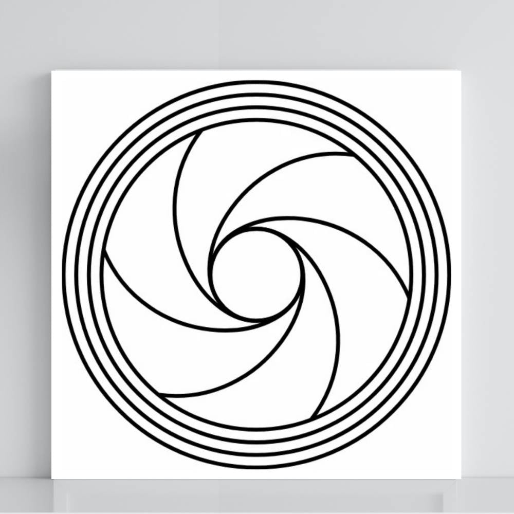 071. Diafragma | Tabla radiestésica de PVC