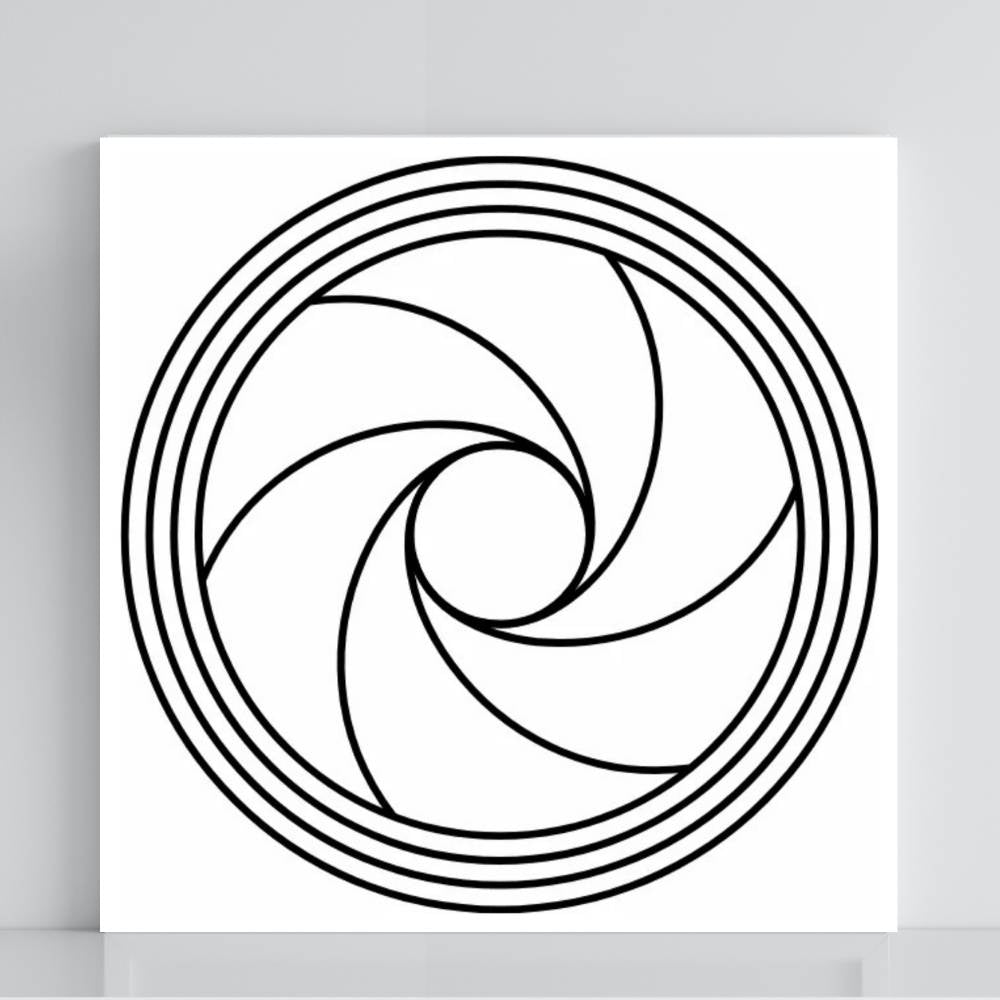 071. Diafragma | Tabla radiestésica de PVC