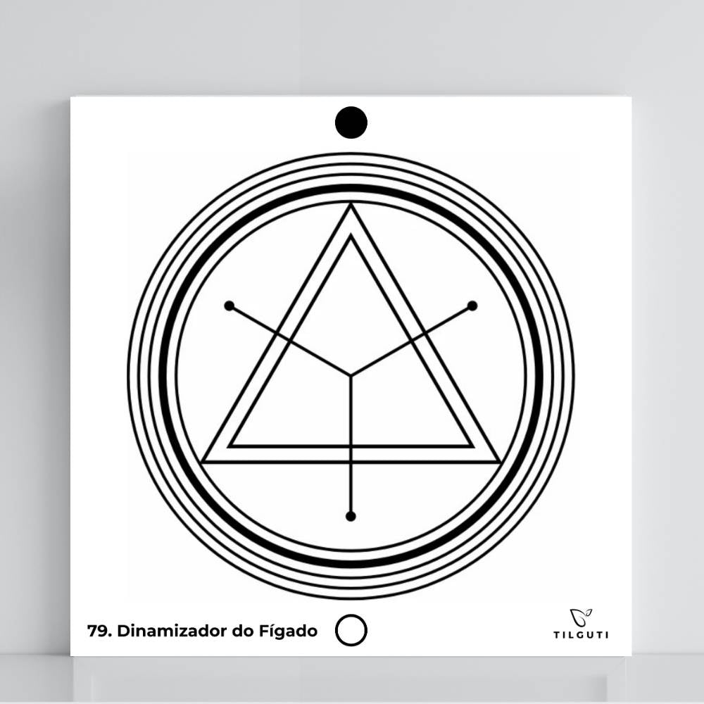 079. Refuerzo hepático | Tabla radiestésica de PVC