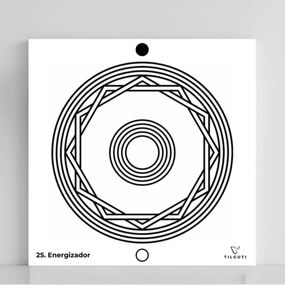 025. Energizante | Tabla radiestésica de PVC