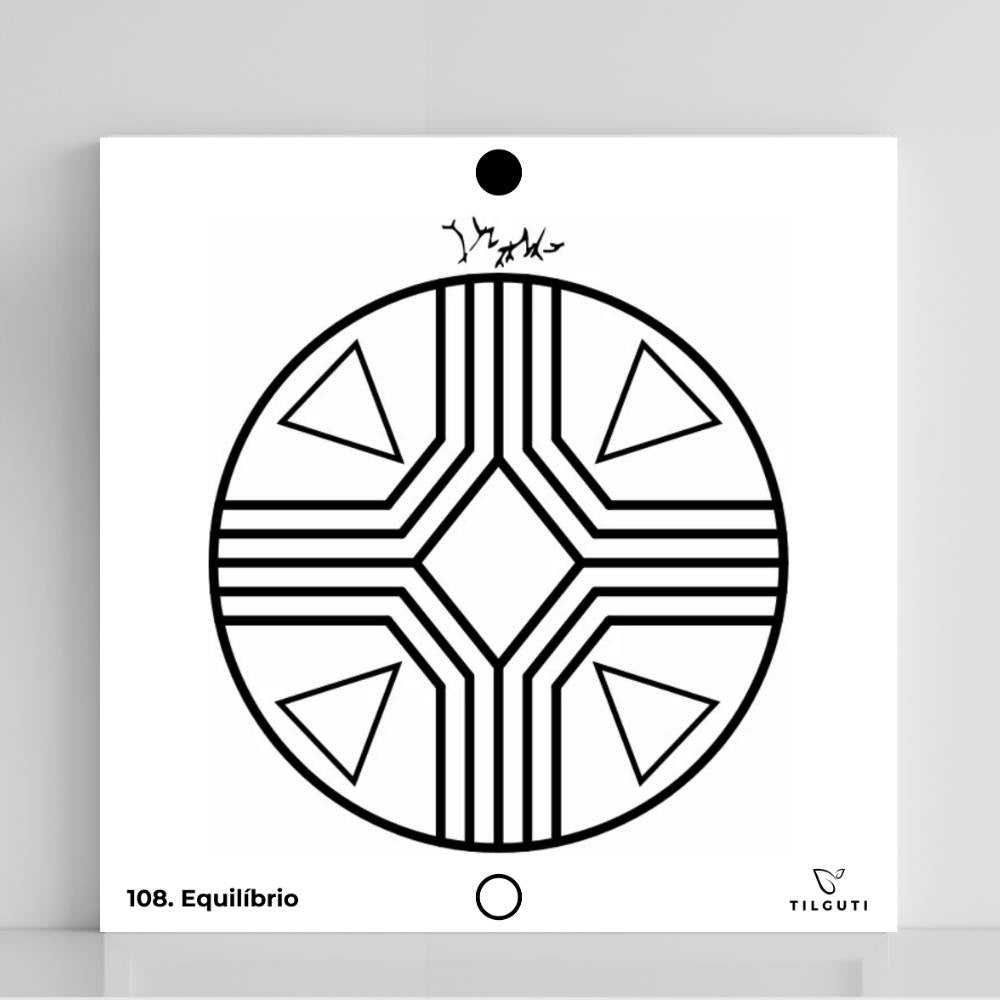 108. Equilibrio | Tabla radiestésica de PVC