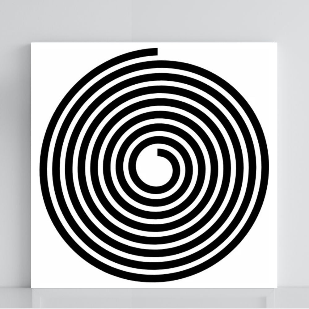 082. Espiral | Tabla radiestésica de PVC