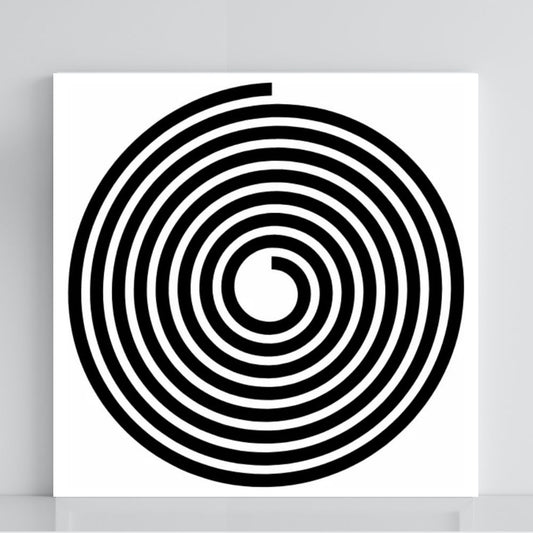 082. Espiral | Tabla radiestésica de PVC