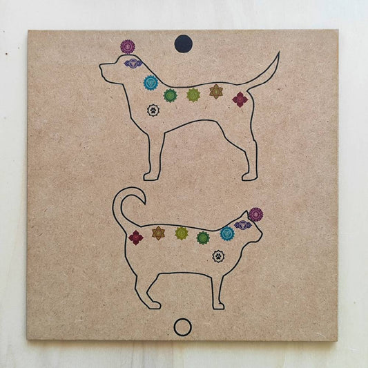 148. Figura Animal (cores) | Gráfico Radiestésico em MDF Cru