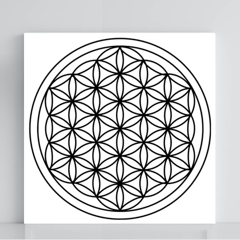 023. Flor de la Vida | Tabla radiestésica de PVC