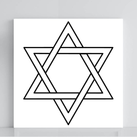 046. Hexagrama | Tabla radiestésica de PVC