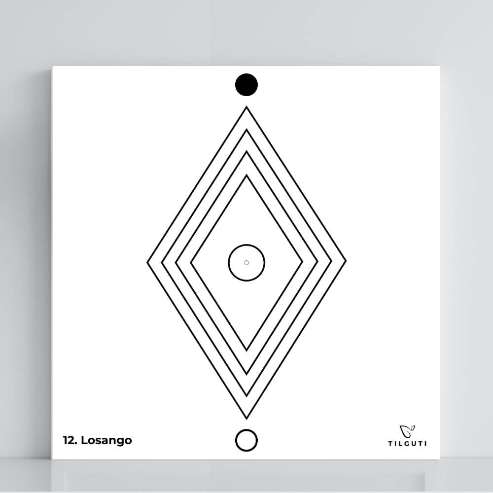 012. Diamante | Tabla radiestésica de PVC