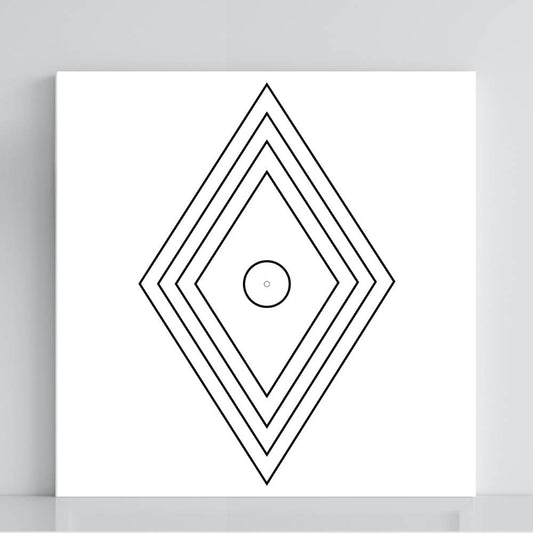 012. Diamante | Tabla radiestésica de PVC