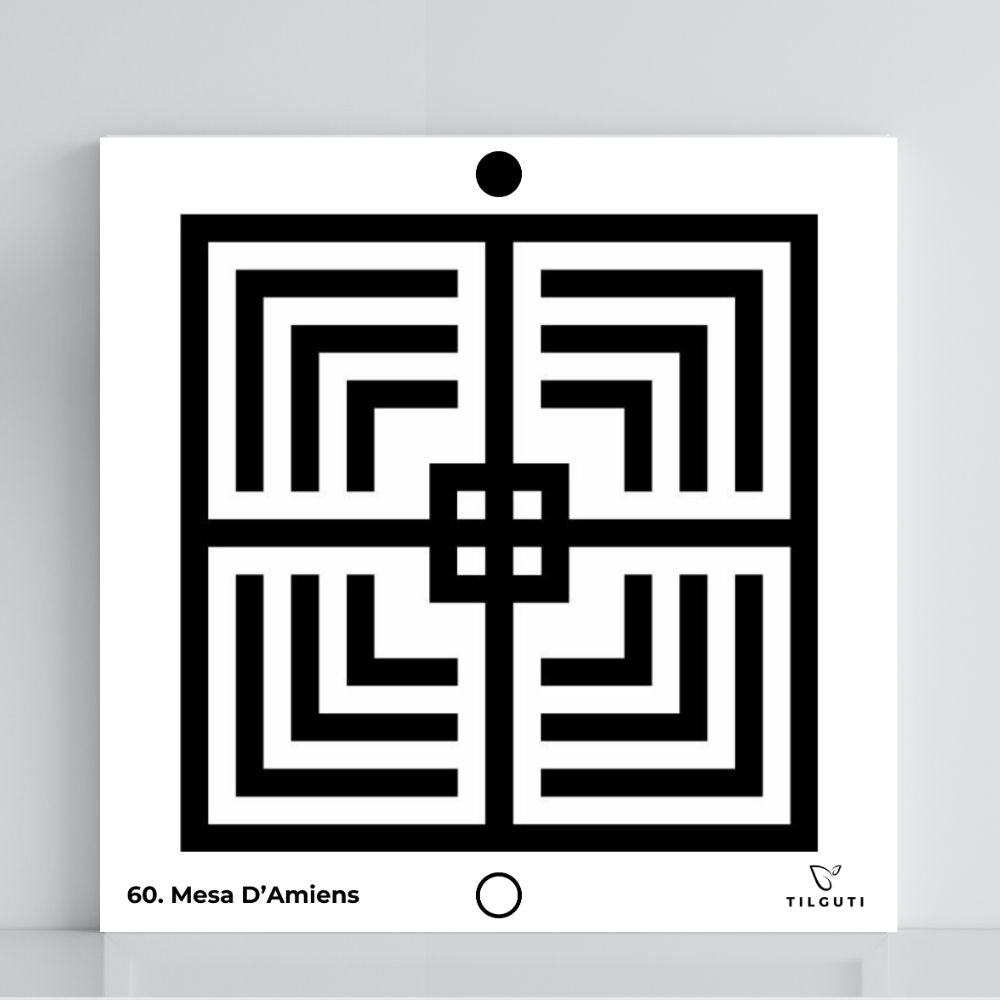 060. Mesa de Amiens | Tabla radiestésica de PVC