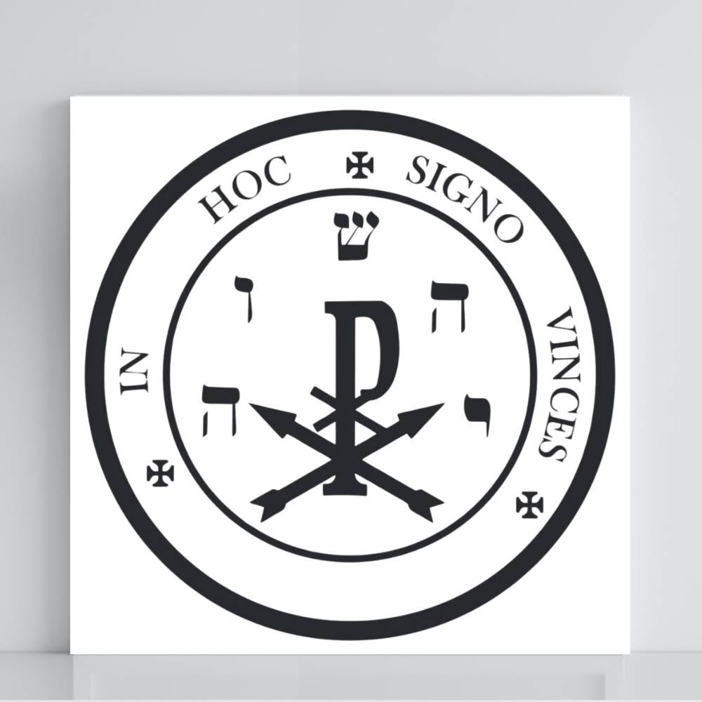 119. Monograma de Cristo | Tabla radiestésica de PVC