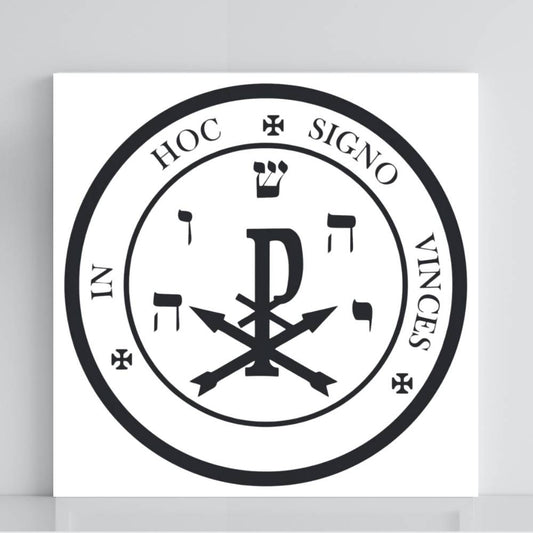 119. Monograma de Cristo | Tabla radiestésica de PVC