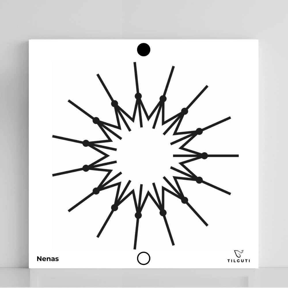 116. Chicas | Tabla radiestésica de PVC