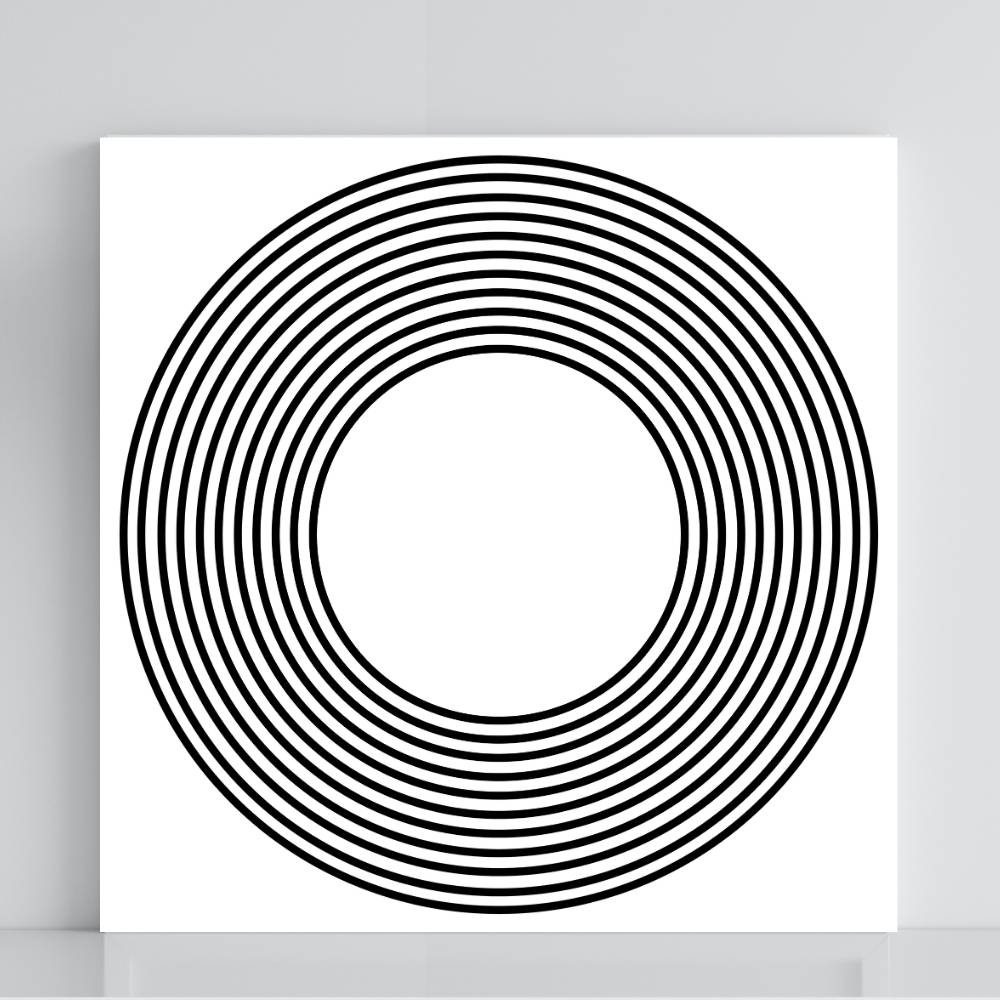 132. Onze Círculos | Gráfico Radiestésico em PVC