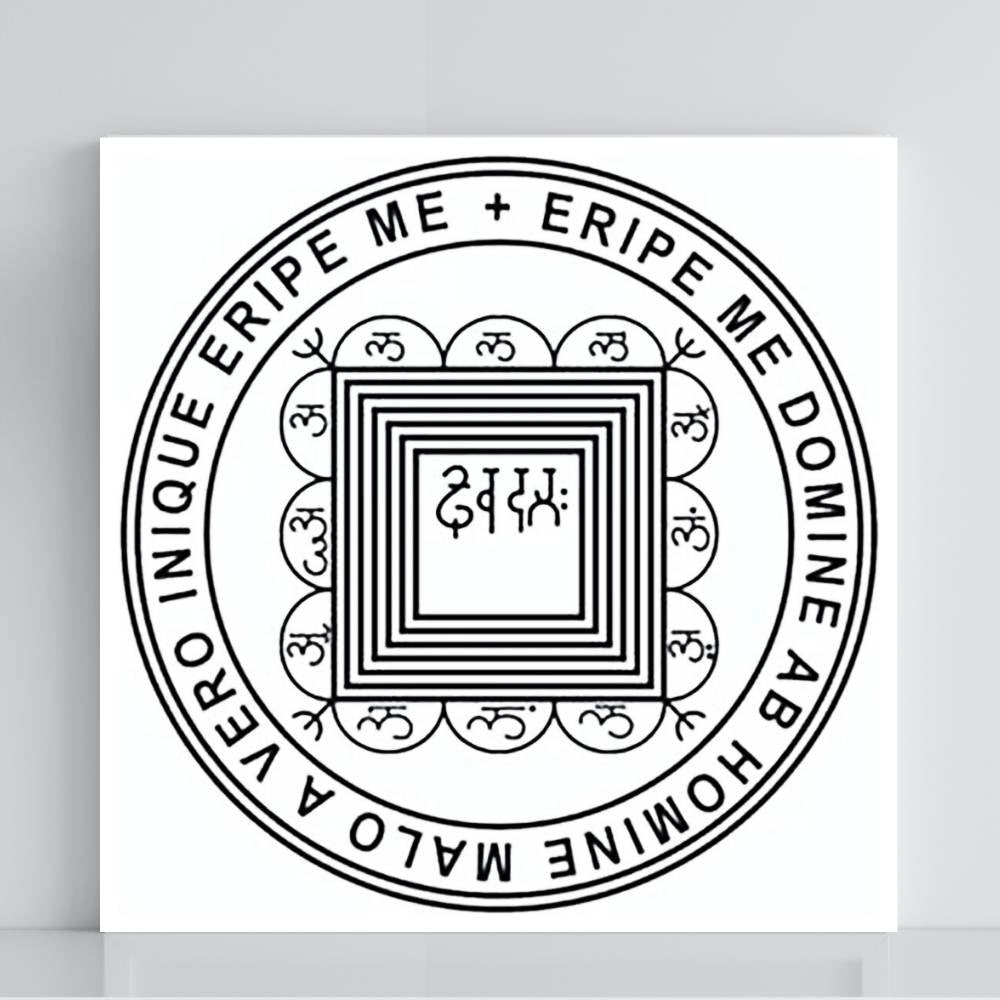 121. Pentáculo del Choque de Retorno | Tabla radiestésica de PVC