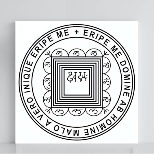 121. Pentáculo del Choque de Retorno | Tabla radiestésica de PVC