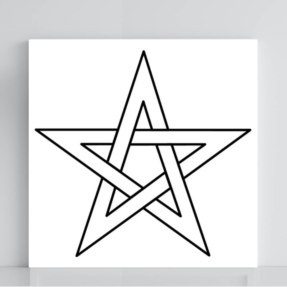 045. Pentagrama  | Gráfico Radiestésico em PVC