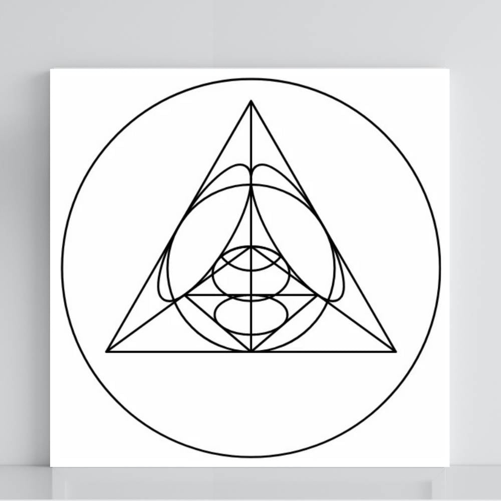 118. Pirámide de integración | Tabla radiestésica de PVC