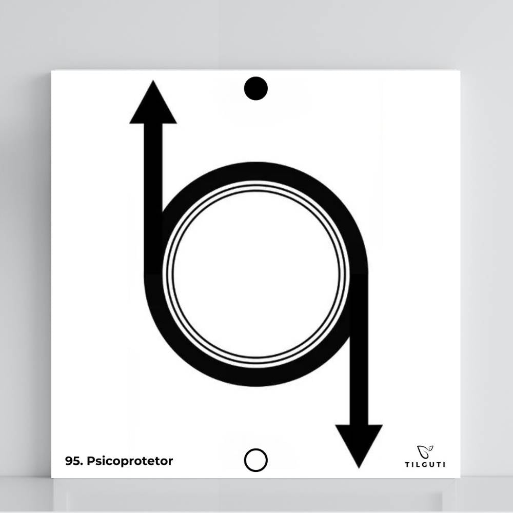 095. Psicoprotector | Tabla radiestésica de PVC