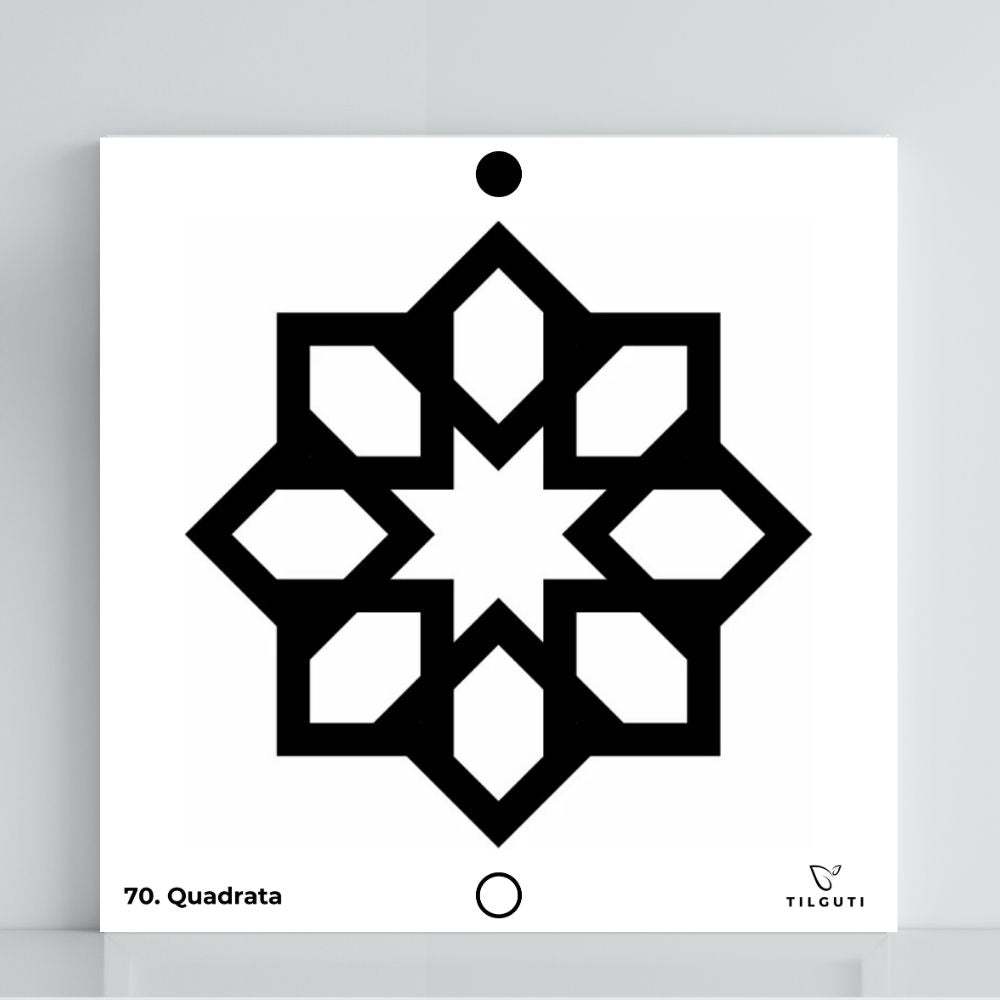 070. Quadrata | Gráfico Radiestésico em PVC