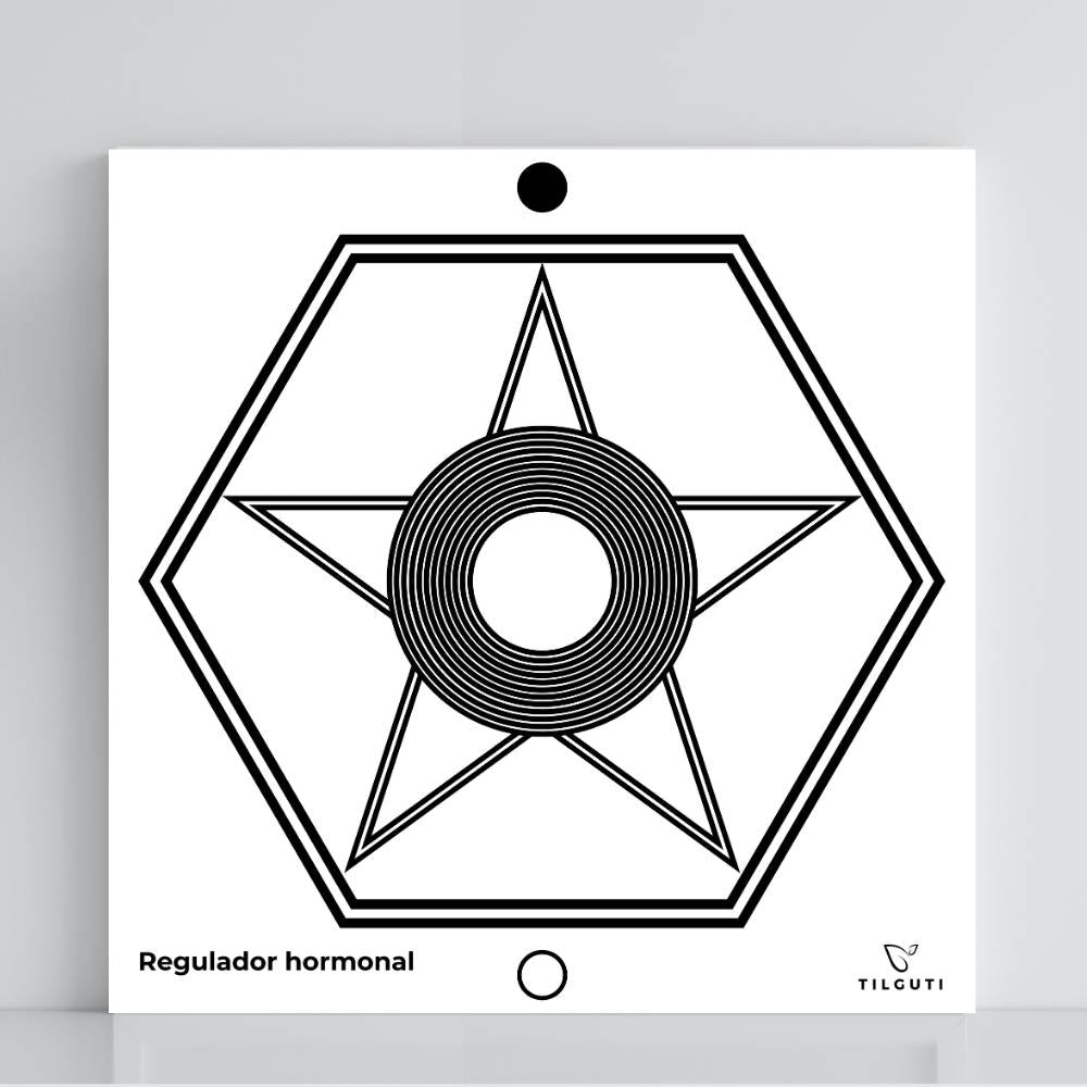 123. Regulador hormonal | Tabla radiestésica de PVC