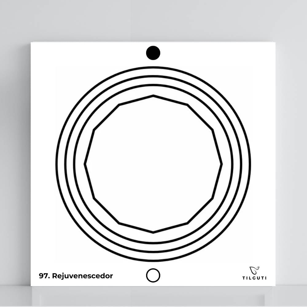 097. Rejuvenecedor | Tabla radiestésica de PVC