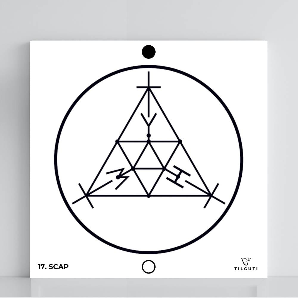 017. ESCAPES | Tabla radiestésica de PVC