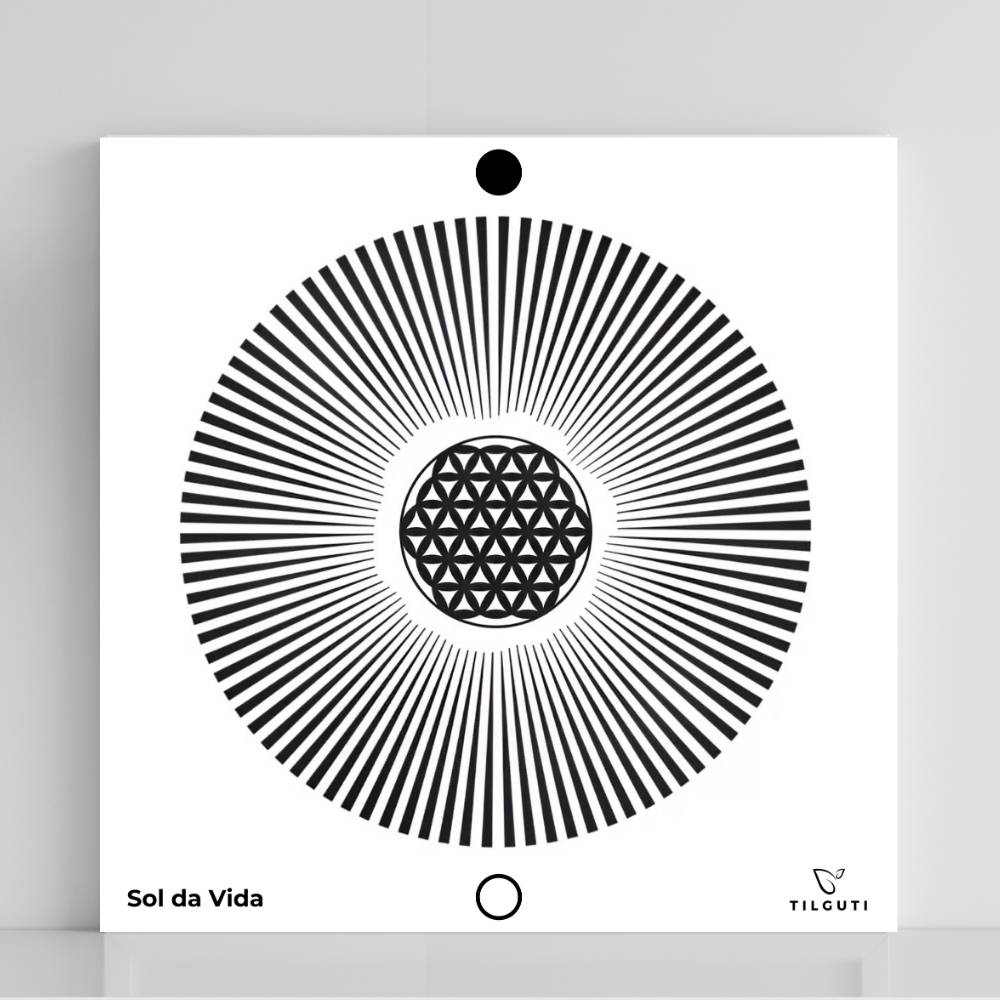 112. Sol de Vida | Tabla radiestésica de PVC