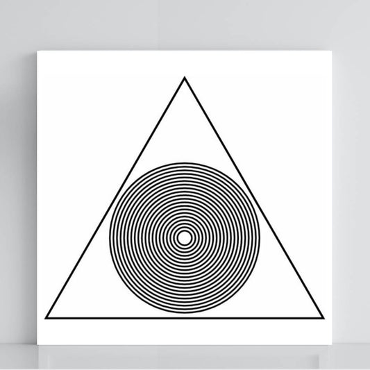 106. Triángulo Divino | Tabla radiestésica de PVC