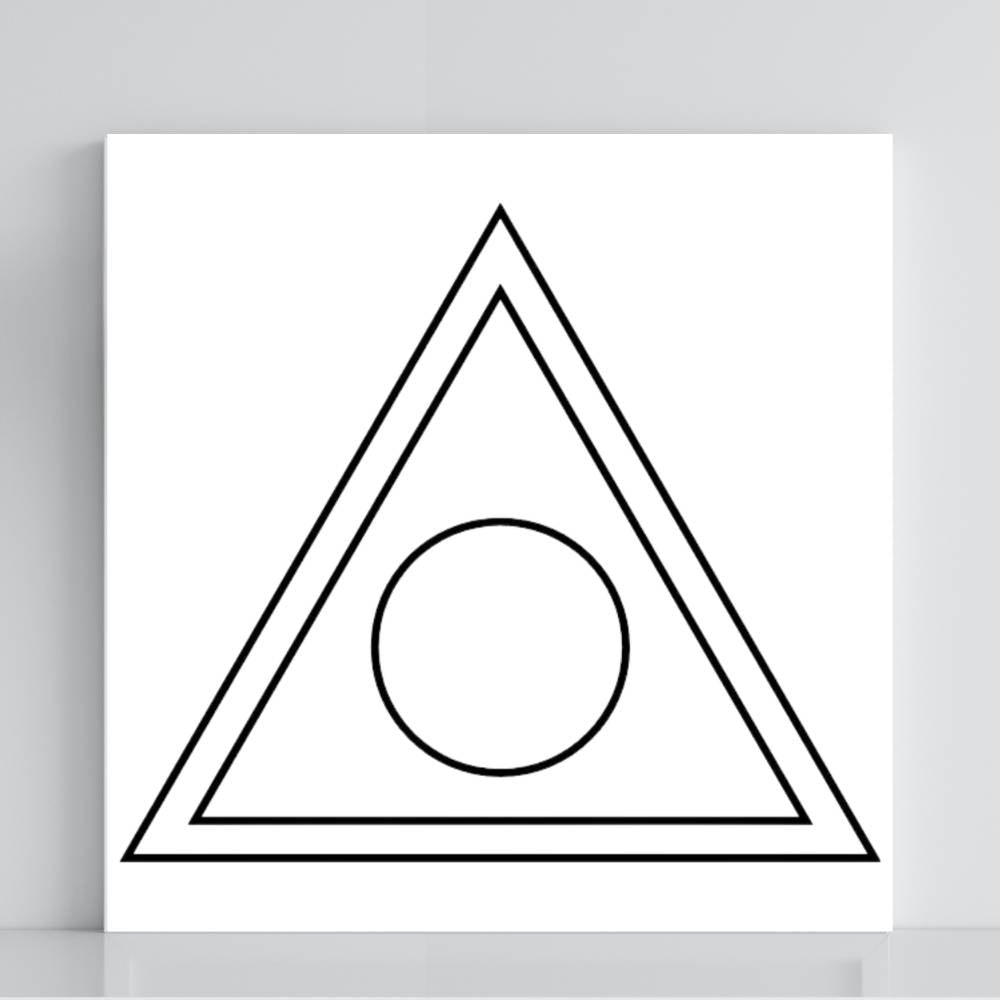 015. Triángulo | Tabla radiestésica de PVC