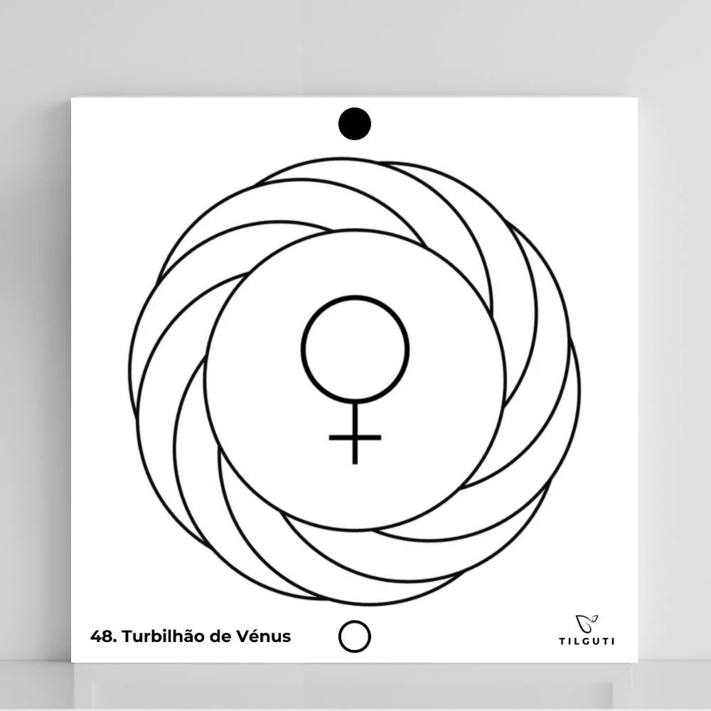 048. Venus Torbellino | Tabla radiestésica de PVC
