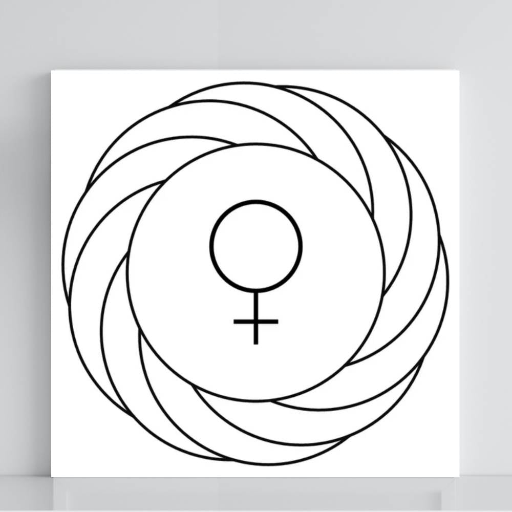 048. Venus Torbellino | Tabla radiestésica de PVC