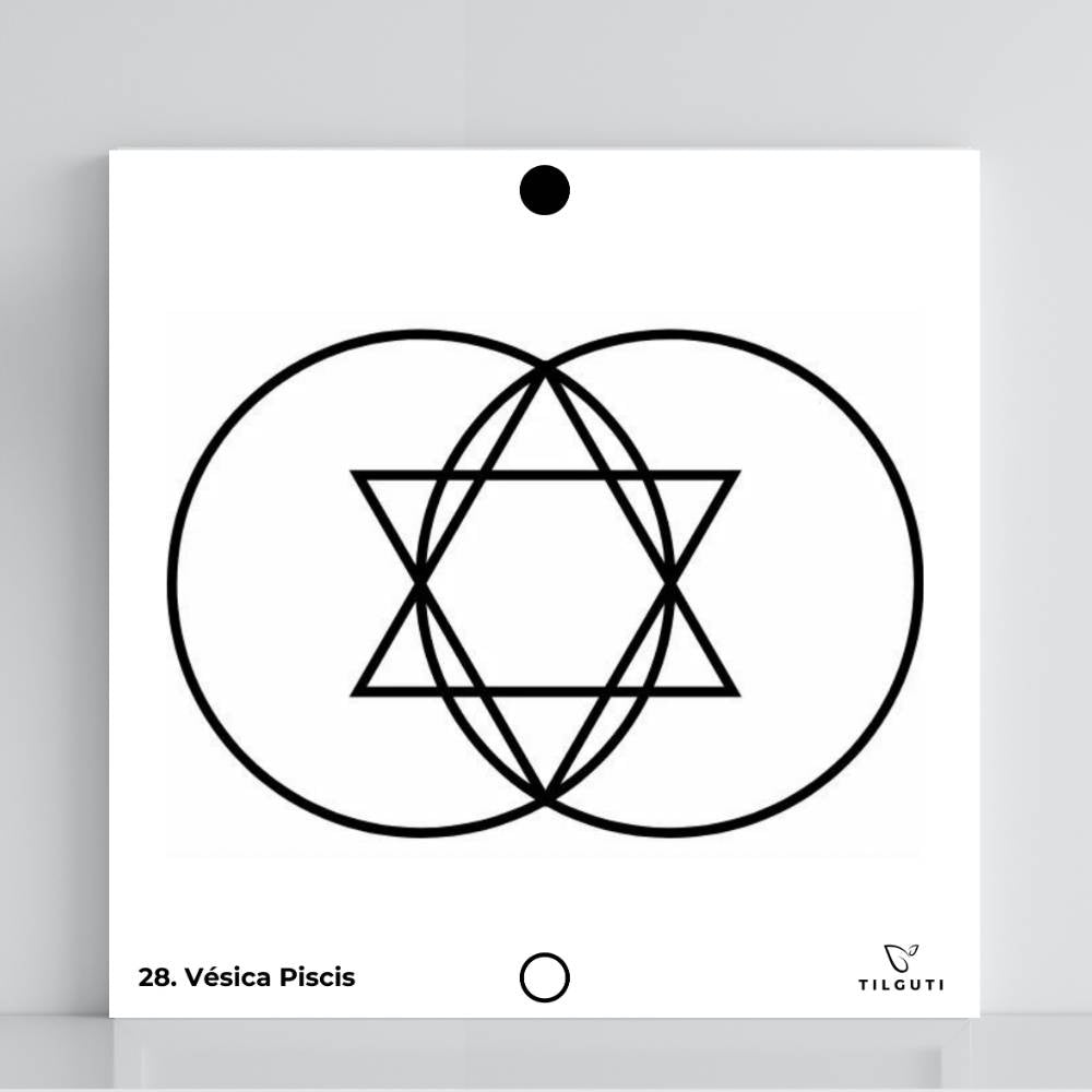 028. Vésica Piscis | Tabla radiestésica de PVC